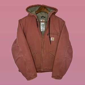 Y2K Carhartt Detroit - Vintage Rose - Hooded Jacket